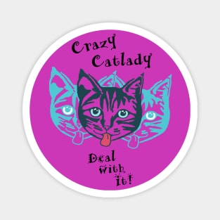 Crazy Catlady Magnet